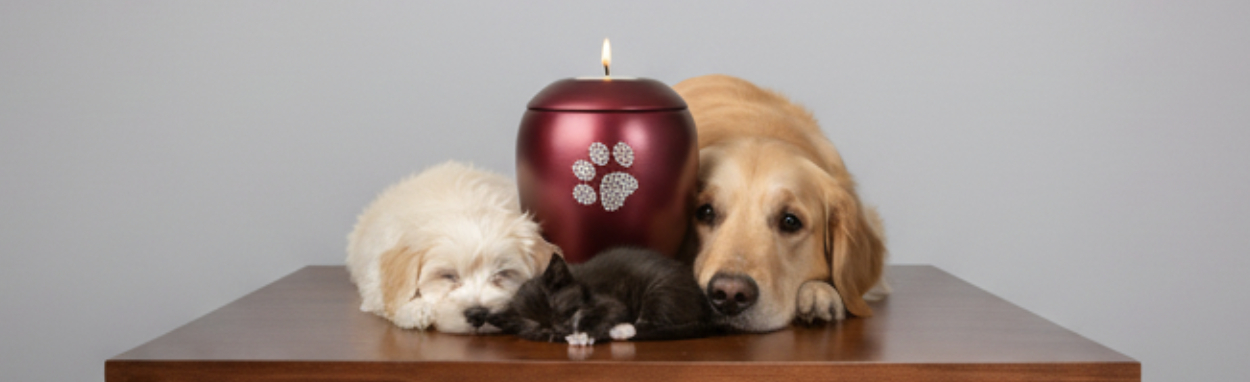 Tierurnen für kleine Katzen und mittelgroße Hunde